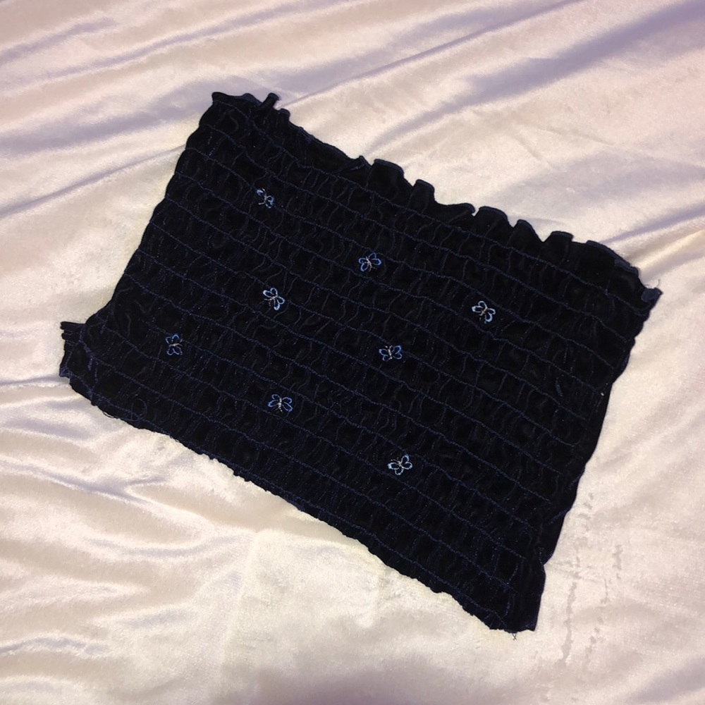 butterfly bandeau top